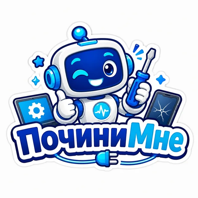Логотип мастерской ПочиниМне в Бобруйске